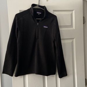 Patagonia Better Sweater quarter zip black